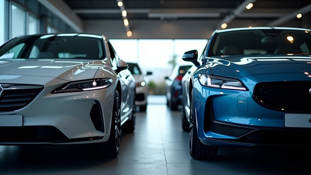 Divi automobiļi blakus — elektrisks un tradicionāls motors